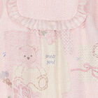 Baby Girls Pink Ruffled Babygrow, 1, hi-res